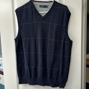 Brand- Nautica, Style- Sweater vest, Color- Navy, Size- X- Large